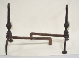 Fireplace accessories: andiron -CHIMNEYS.COM